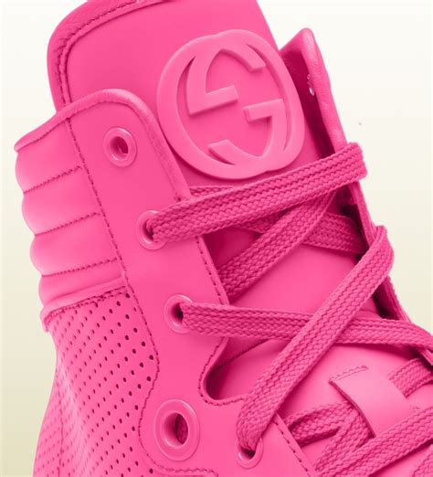 mens pink gucci sneakers|pink gucci sneakers for sale.